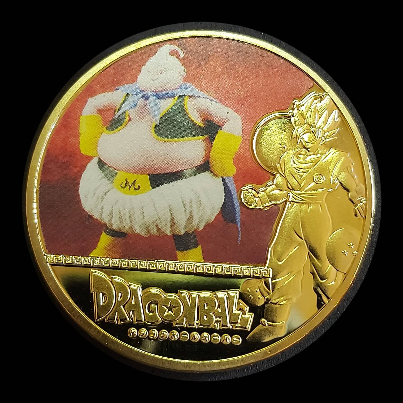 BUU ~ Dragon Ball Z Collectible Coin ~ .9999 Gold Plated ~ In Special Capsule