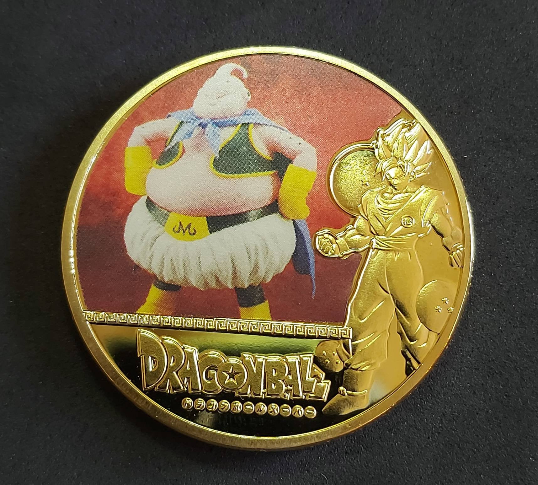 BUU ~ Dragon Ball Z Collectible Coin ~ .9999 Gold Plated ~ In Special Capsule