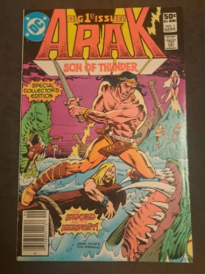ARAK: Son Of Thunder #1 1981 (VF-NM ~ 8.5 - 9.0) Newstand first edition