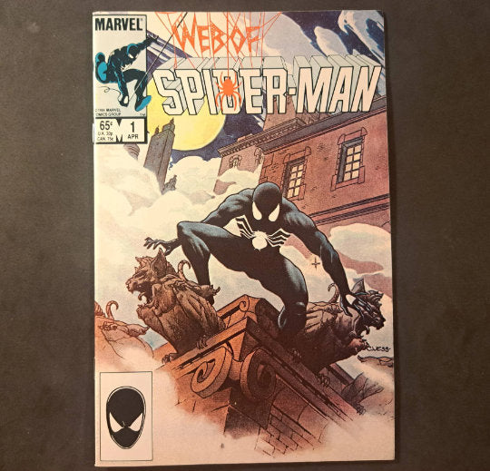 WEB Of SPiDERMAN #1 from 1985; (VF 8.5) 1st Appearance Vulturions; Key Issue Marvel Comics
