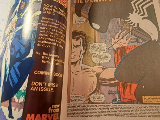 WEB Of SPiDERMAN #1 from 1985; (VF-NM 9.0) 1st Appearance Vulturions; Key Issue Marvel Comics