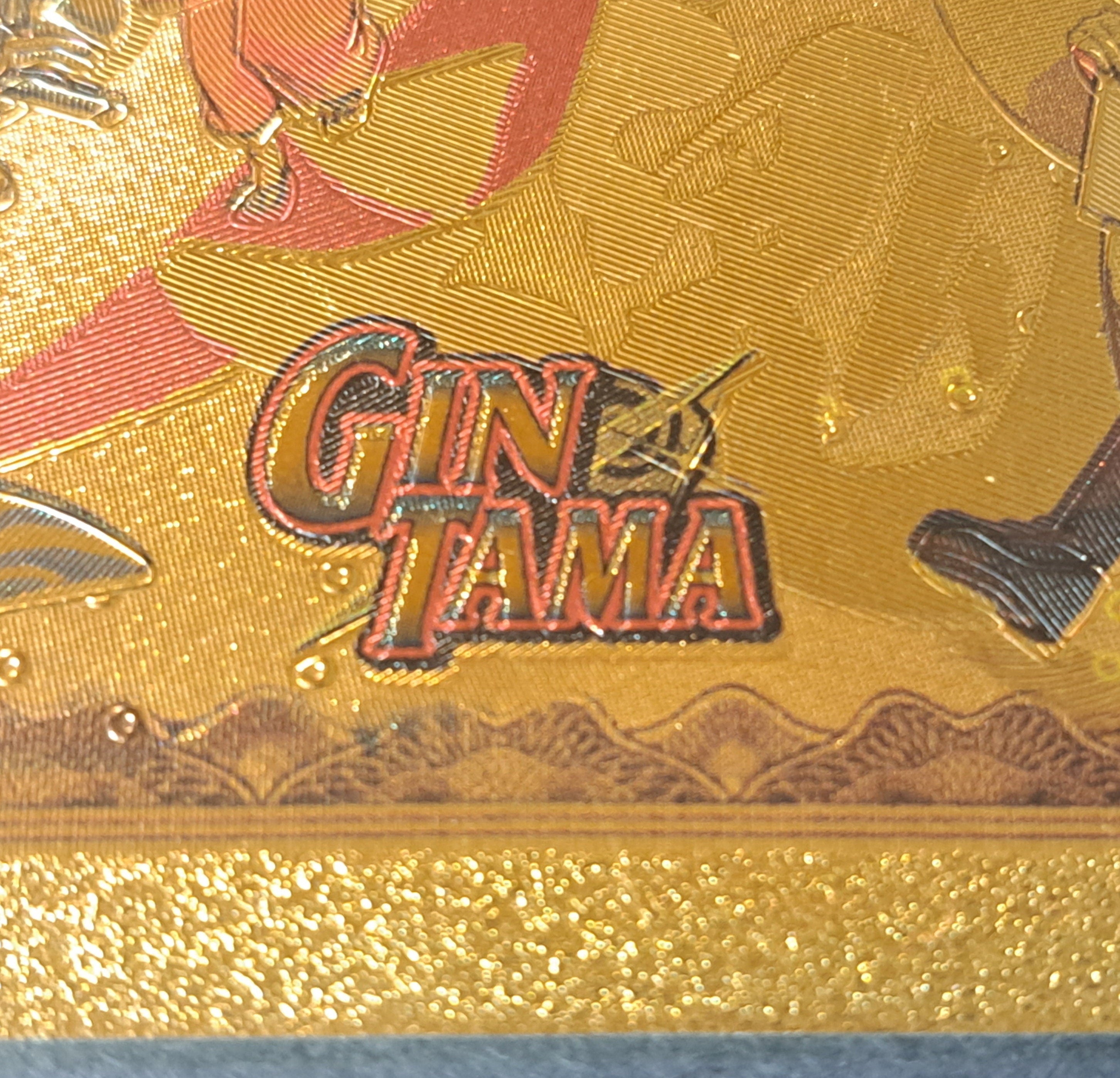 OKITA SOUGO from Popular Gintama Anime;  .9999 GOLD FOiL Billion Yen Note; Comes in a Collector Display holder