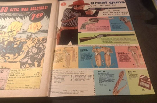 CHEYENNE #9: Manhunt from 1959; A Silver Age Dell Comic; (FN-VF 7.5); Clint Walker Photo Cover