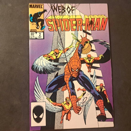 WEB Of SPiDERMAN #2 from 1985; (VF-NM 9.0)  Direct Edition