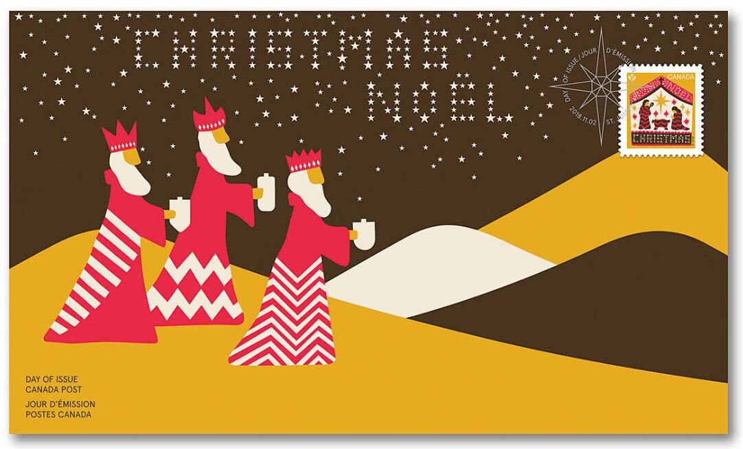 2018 Canada Post CHRISTMAS - Away In The Manger - Official First Day Cover (OFDC); Very Hard Cover to Find