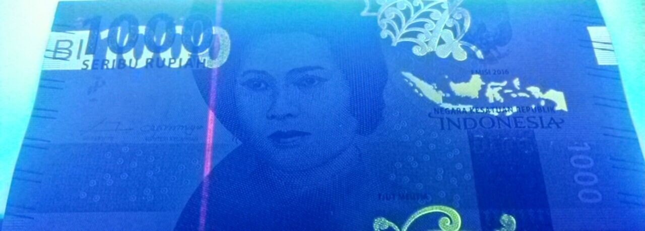 INDONESIA 1000 Rupiah, P154c; UNCIRCULATED, 2018; Cool UV security; features Tjut Meutia