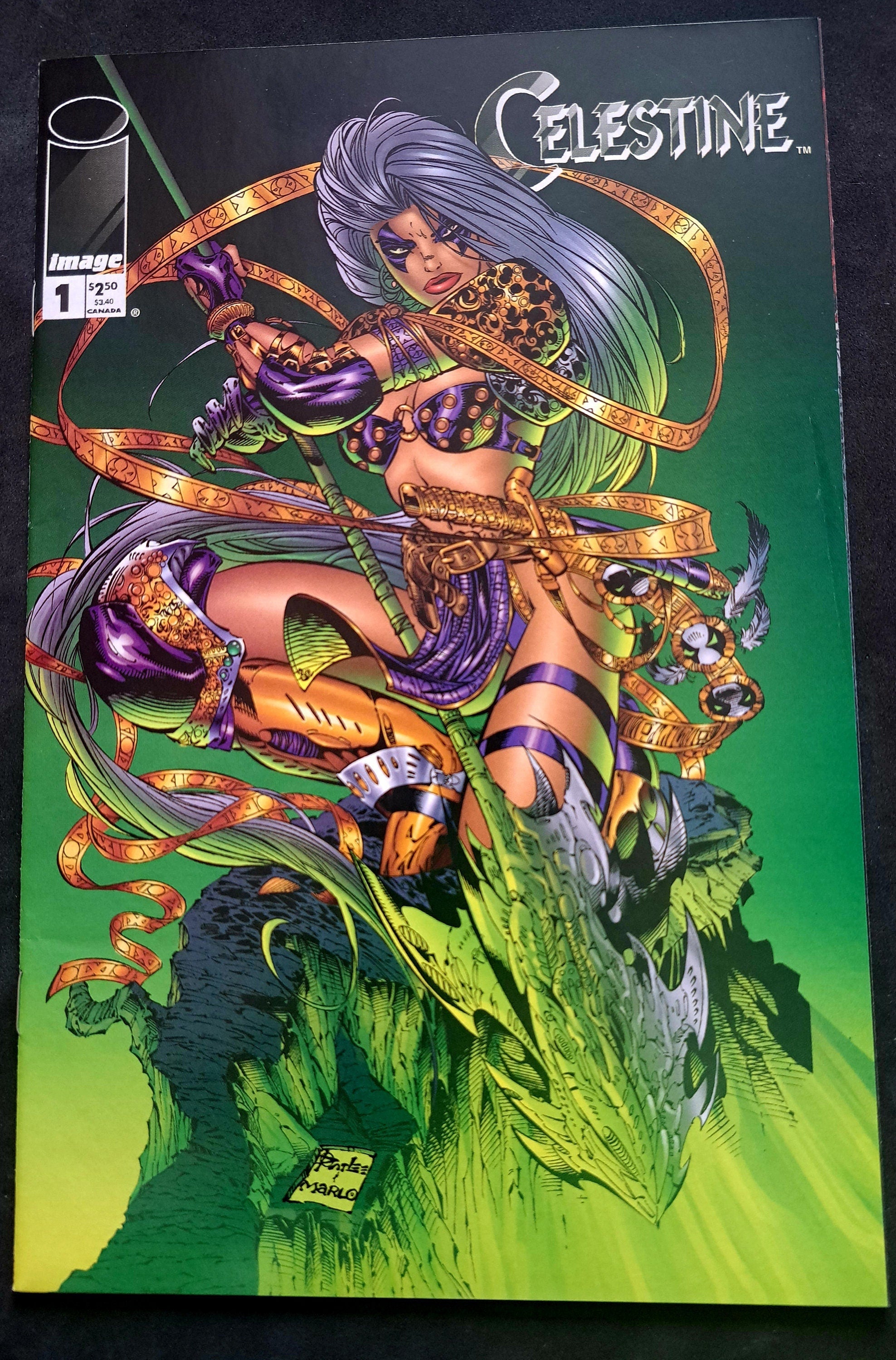 CELESTINE #1 Devil Wings; Image Comics 1996; Variant Cover; High Grade (VF-NrMt 9.2)
