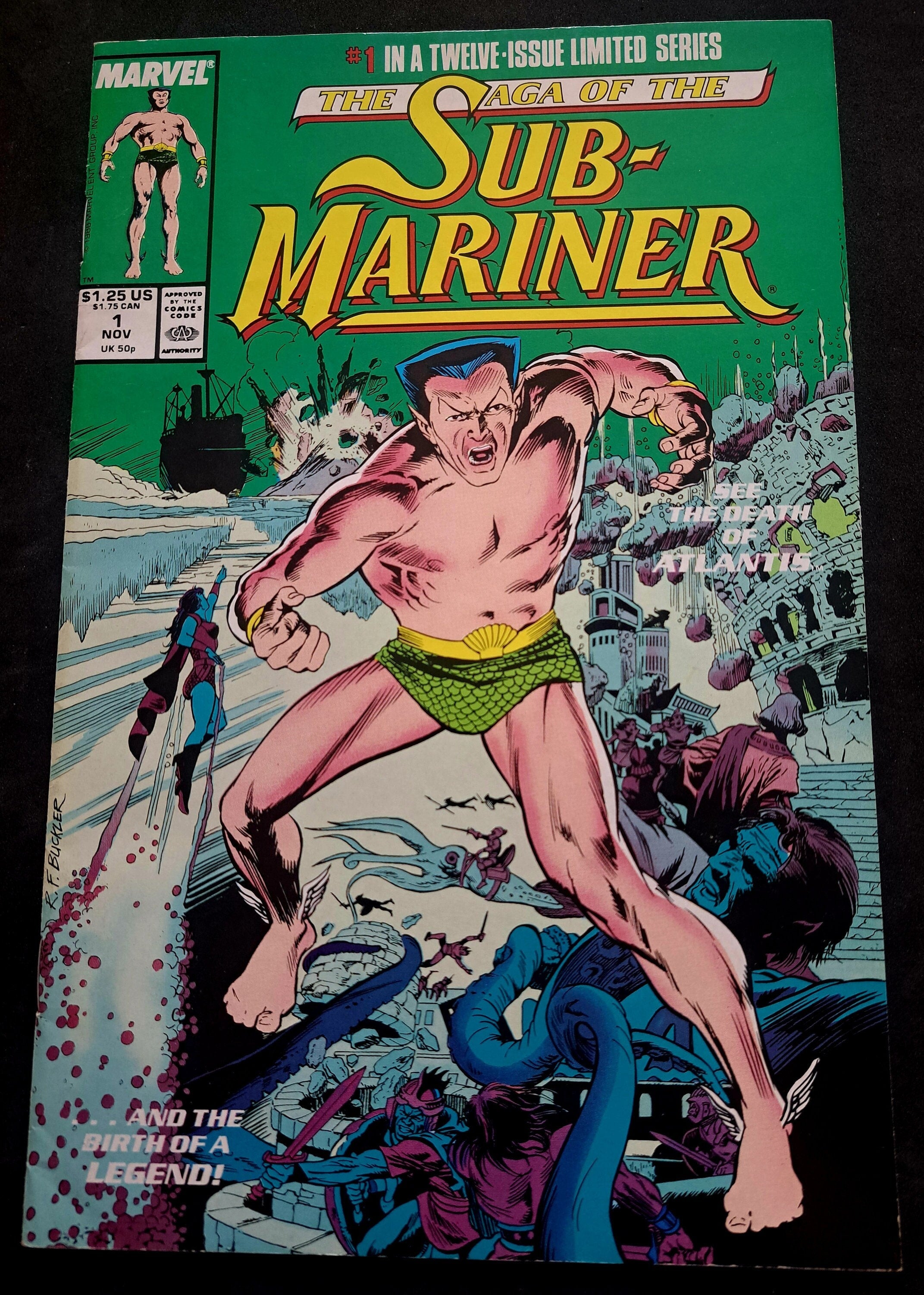 Saga Of The SUB-MARINER #1; 1988; Marvel Comics;  (Vf-NM)