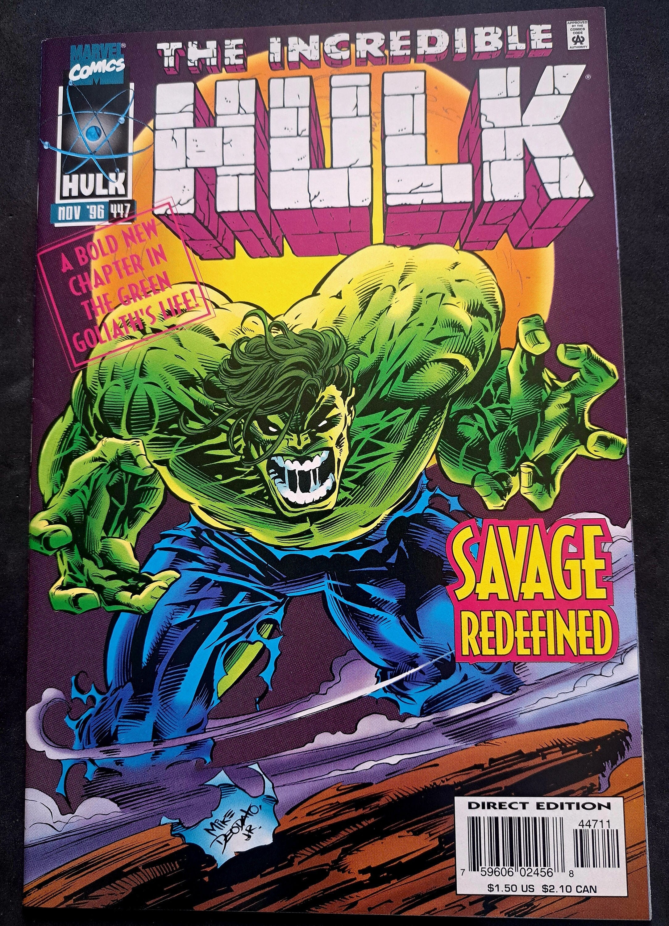 INCREDIBLE HULK #447 Breaking the Mold; 1996; Marvel Comics; (Vf-NM 9.0)