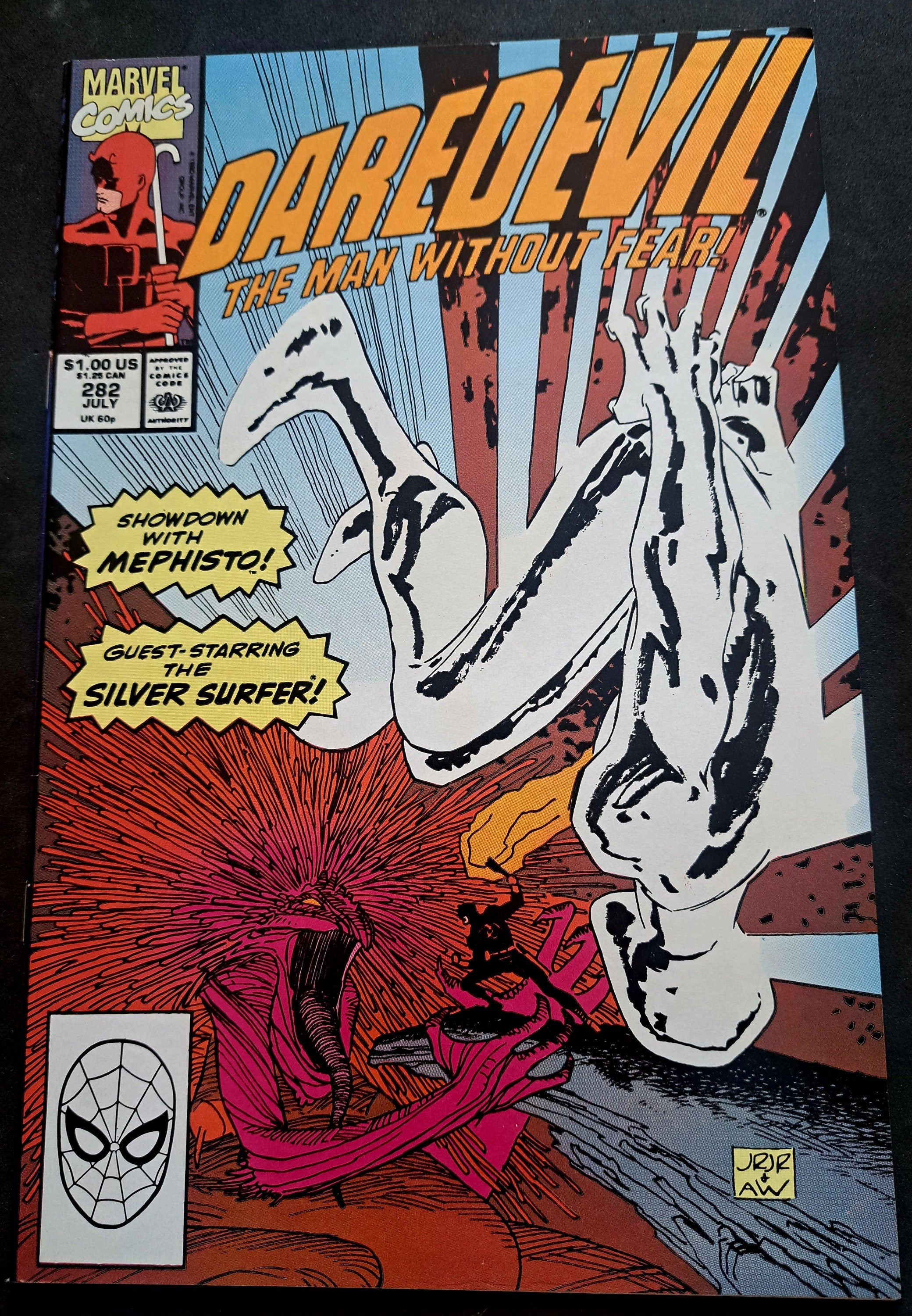DAREDEVIL #282 Crooked Halos; 1990;  Copper Age Comic; Marvel Comics; High Grade (Vf-NM 9.2)