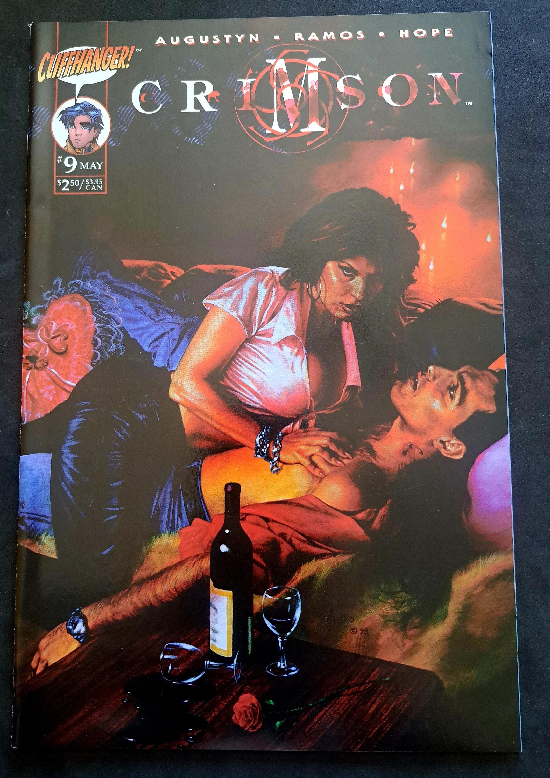 CRIMSON #9; Joe Jusko Variant Cover; 1998 (VF-NrMt 9.0)