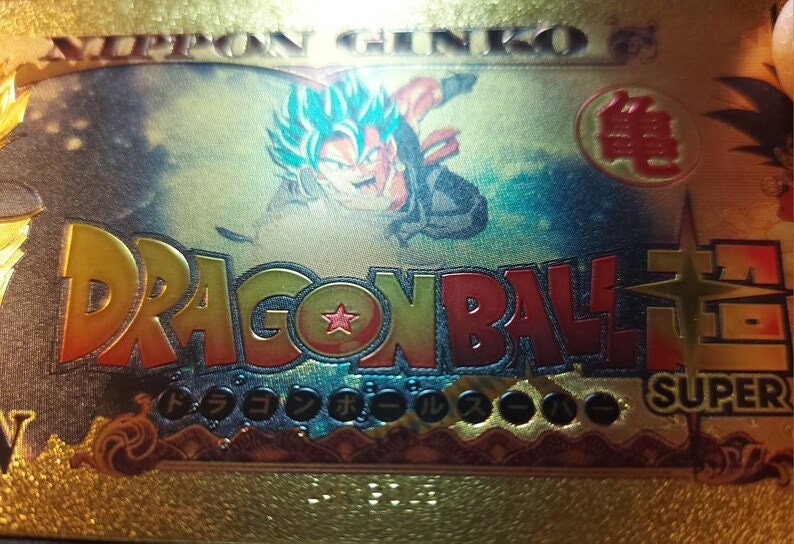 PICCOLO from Super Dragon Ball Z;  .9999 GOLD FOil Billion Yen Note; Comes in a collector display holder