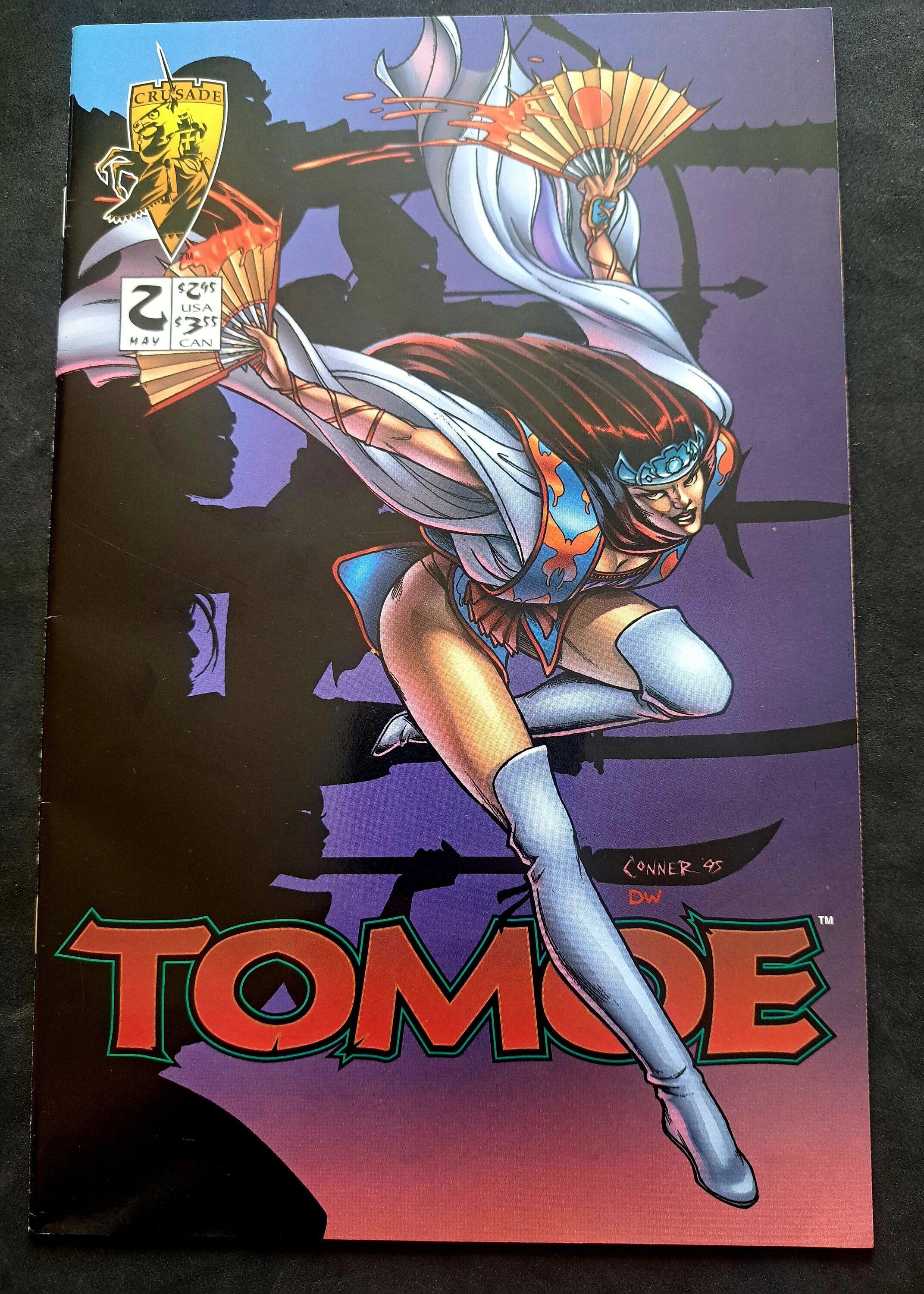 TOMOE #2; Crusade Comics 1996; High Grade (VF-NrMt 9.2)