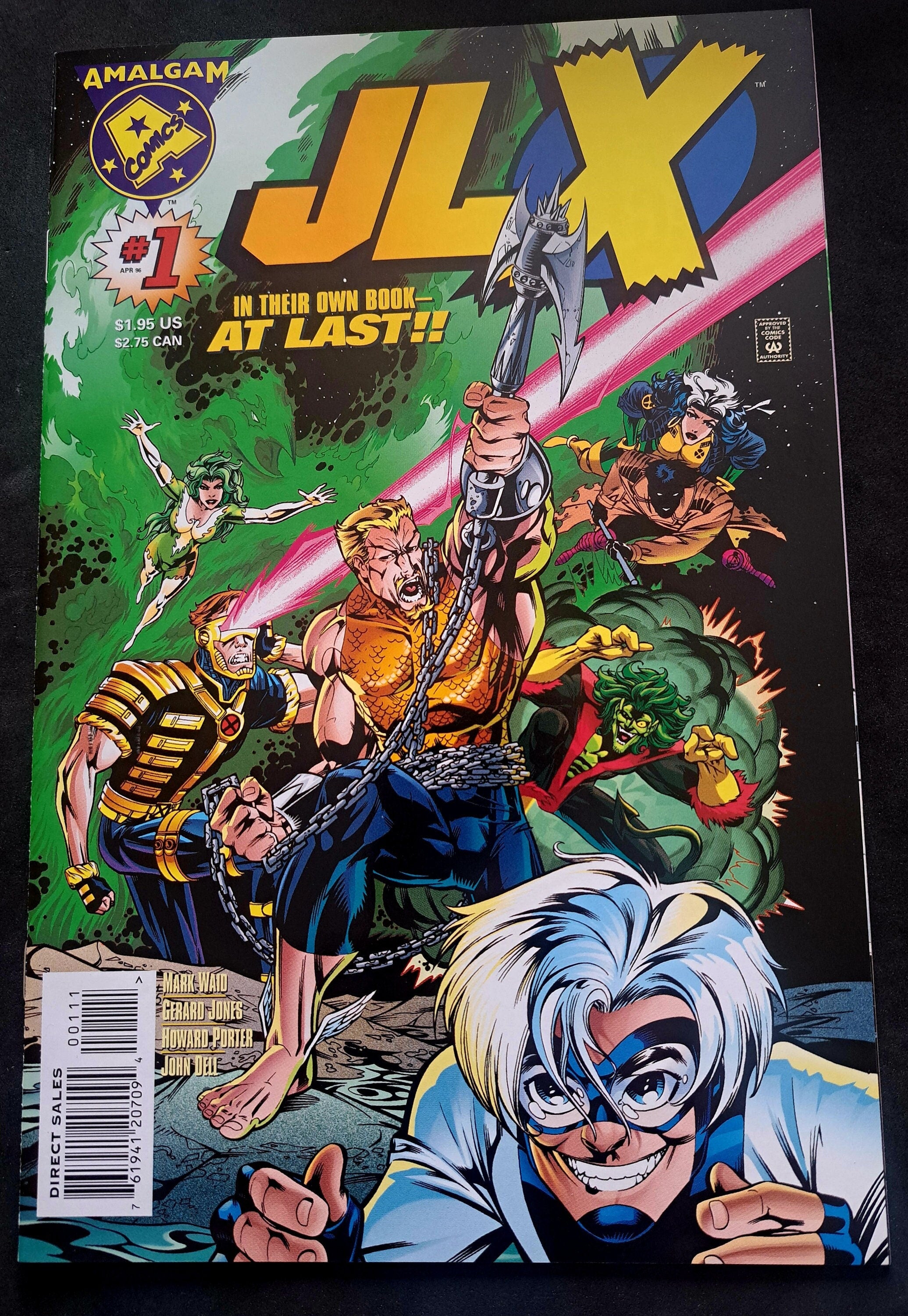 JLX #1 A league of Their Own; Amalgam Comics 1996; Marvel/DC Crossover; High Grade (VF-NrMt 9.2)