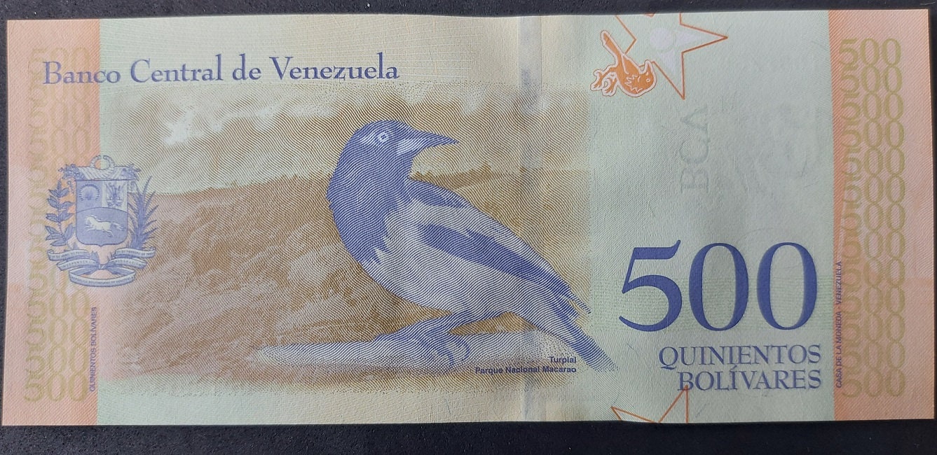 VENEZUELA Animal Set, 8 Collector Notes, 2 to 500 Bolivares Soberano; Bilateral design ~ Animal Set