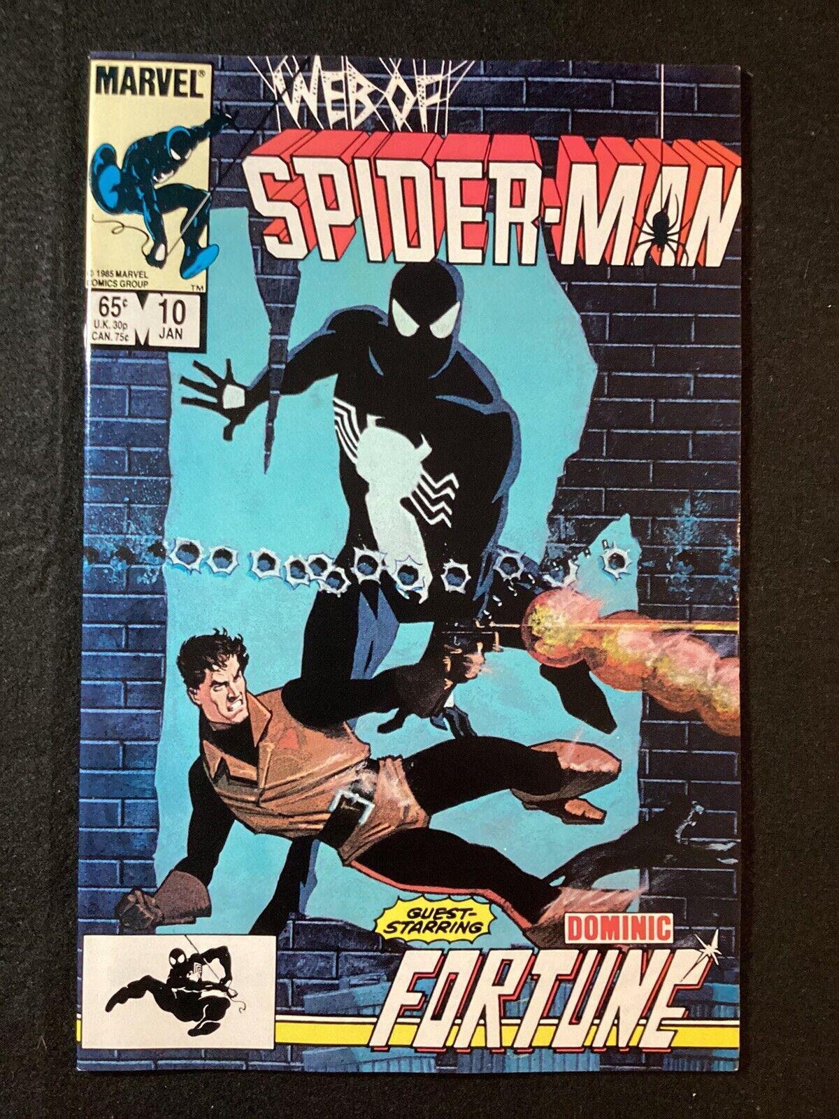 WEB Of SPiDERMAN #10 from 1985, (VF-NM 9.0) Direct Edition; 1st Appearance Future Max