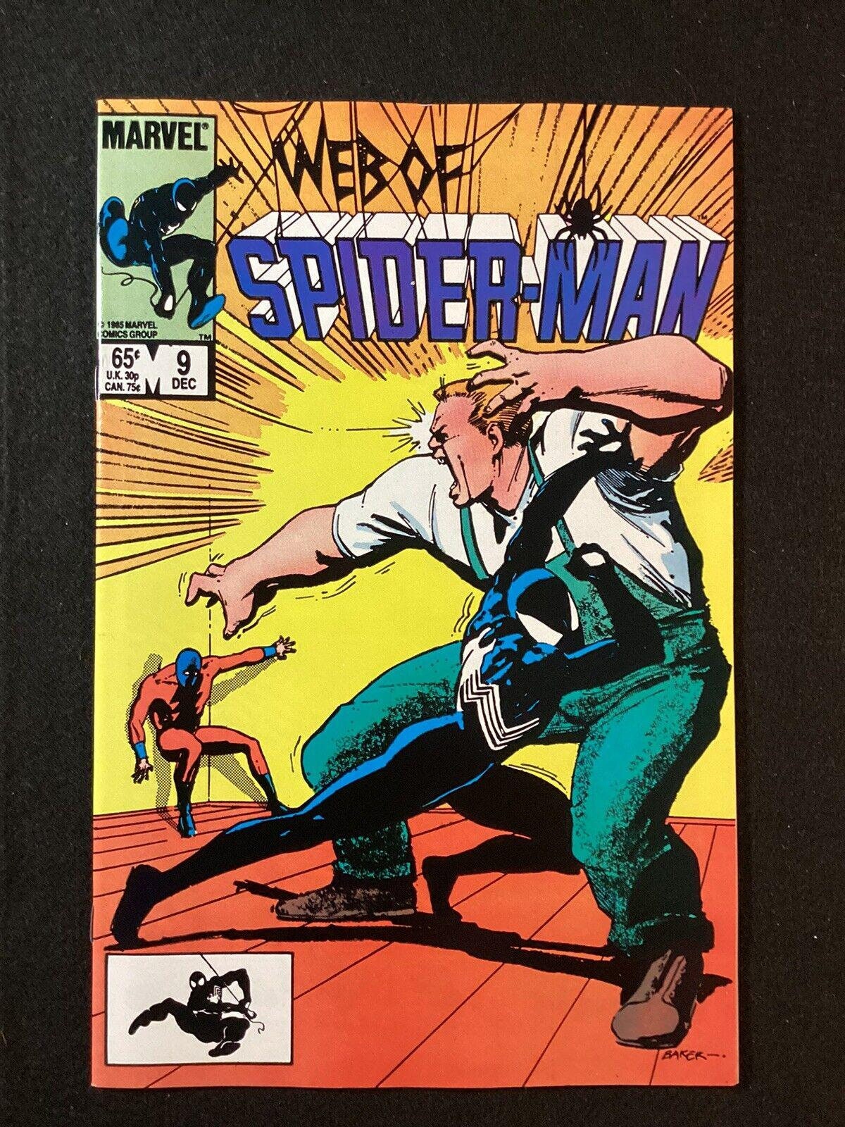 WEB Of SPiDERMAN #9  from 1985; (VF-NM 9.0) Direct Edition
