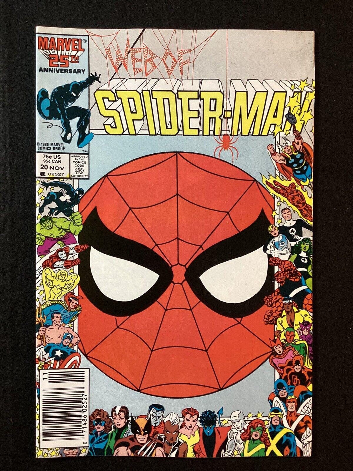 WEB Of SPiDERMAN #20  from 1986; (VF-NM 9.0) Newstand Edition