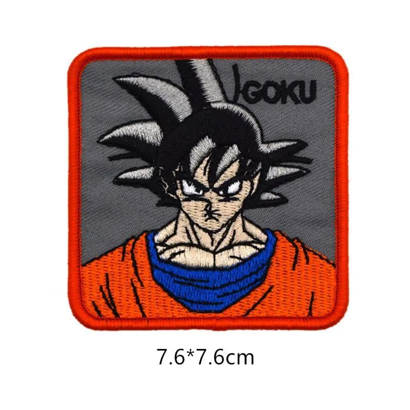 Large GOKU from Dragon Ball Z Embroidered Patch - Fan Collectible