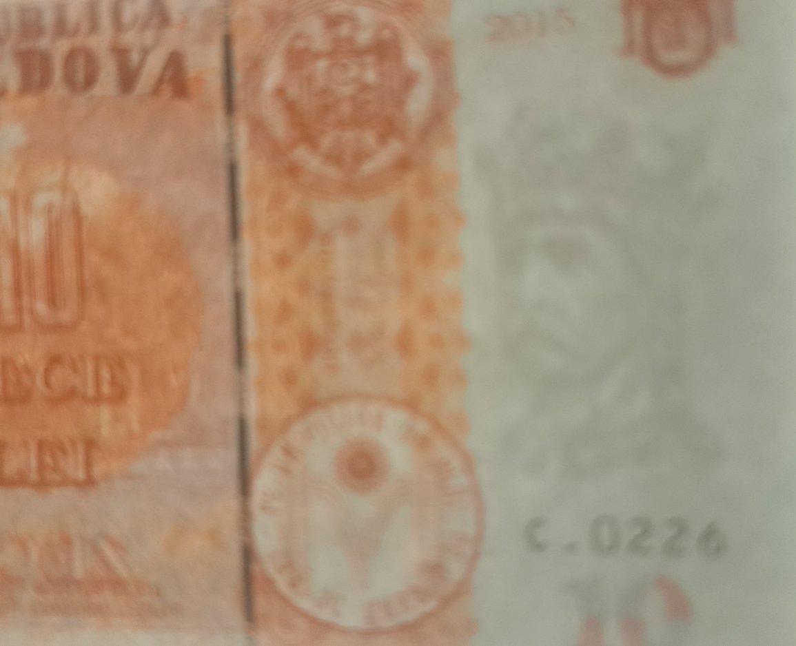 MOLDOVA 10 Lei banknote, P-22, UNCIRCULATED from 2015, features King Stefan