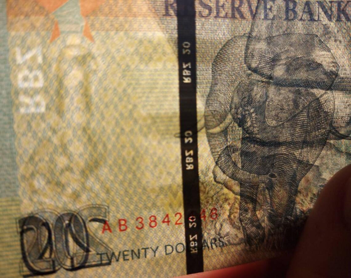 Zimbabwe 20 Dollars, B-195, UNCIRCULATED from 2020, Elephant