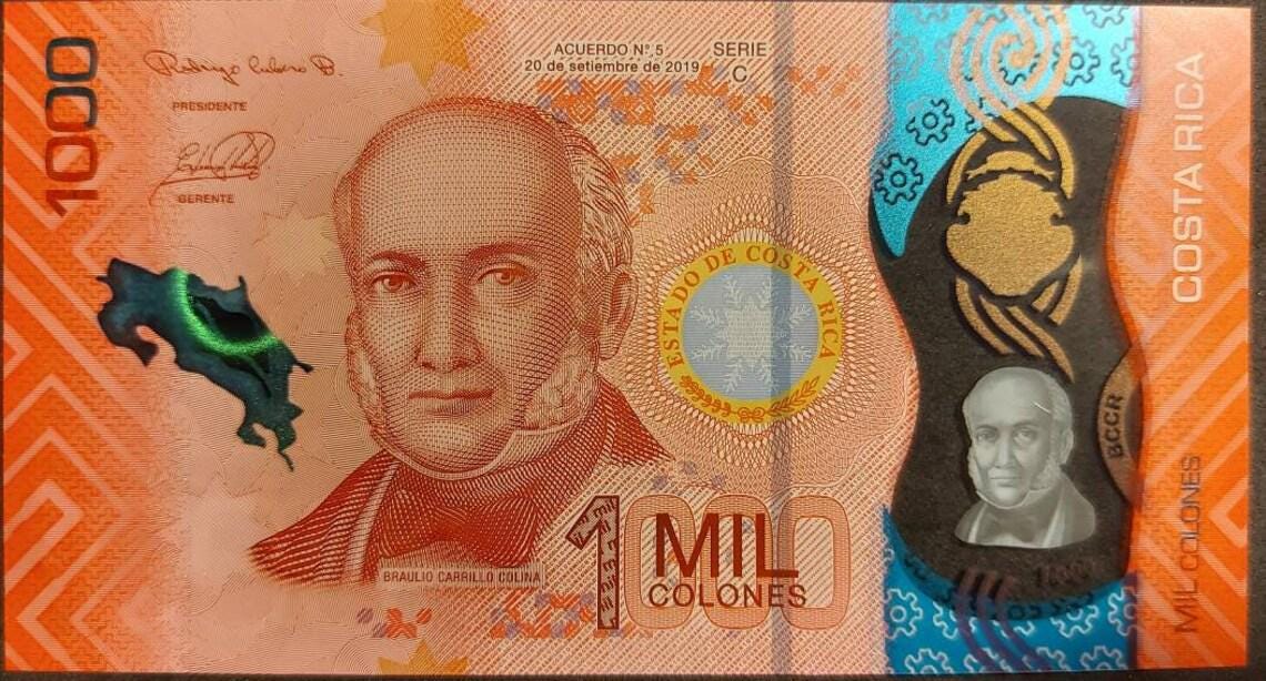 Costa Rica 1000 Colones; B-564a; 2019; Polymer, UNCIRCULATED