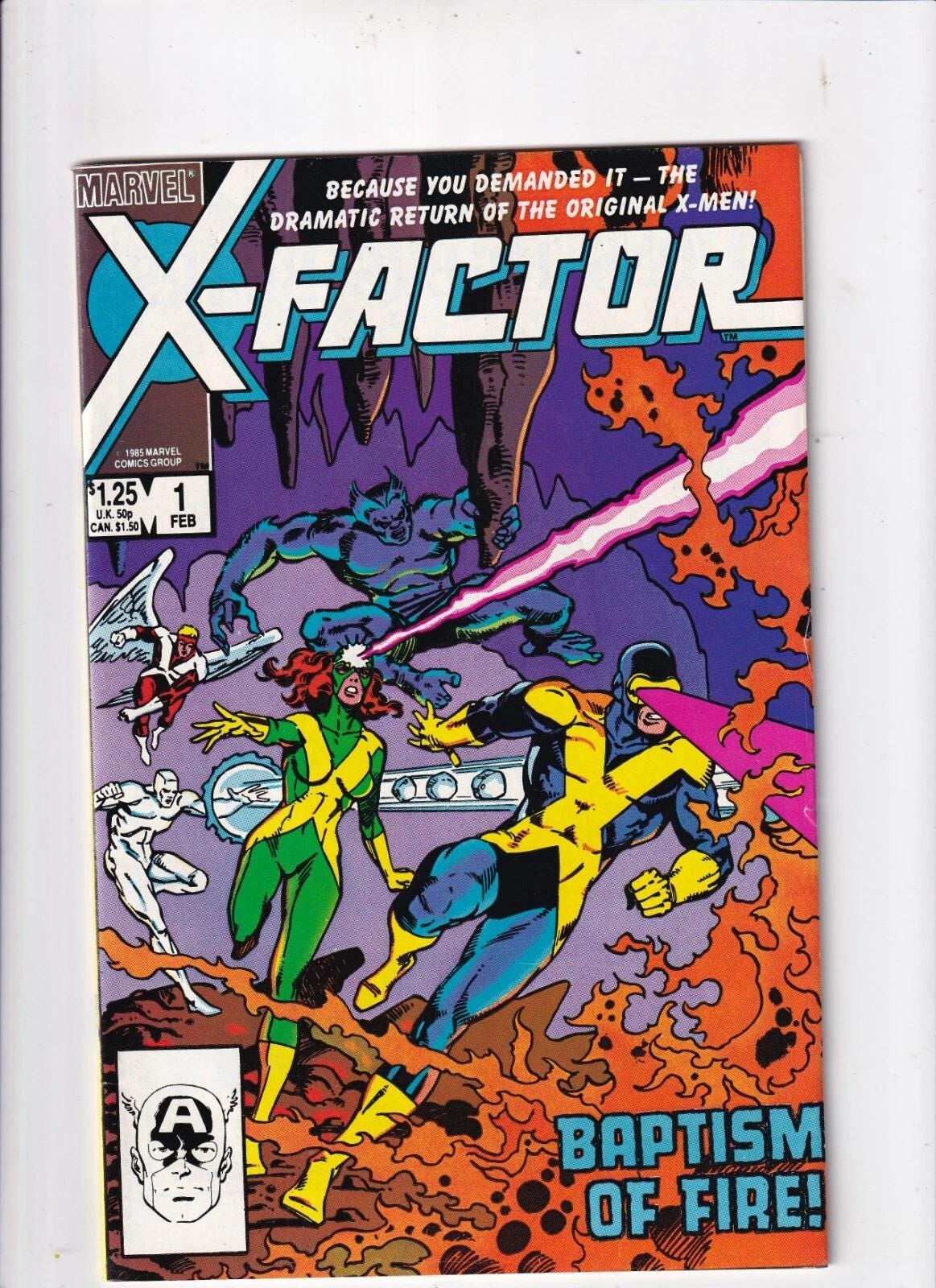 X-FACTOR Vol.1 #1 from 1986 (VF-NM 9.0); White Pages; Return of the Original X-Men