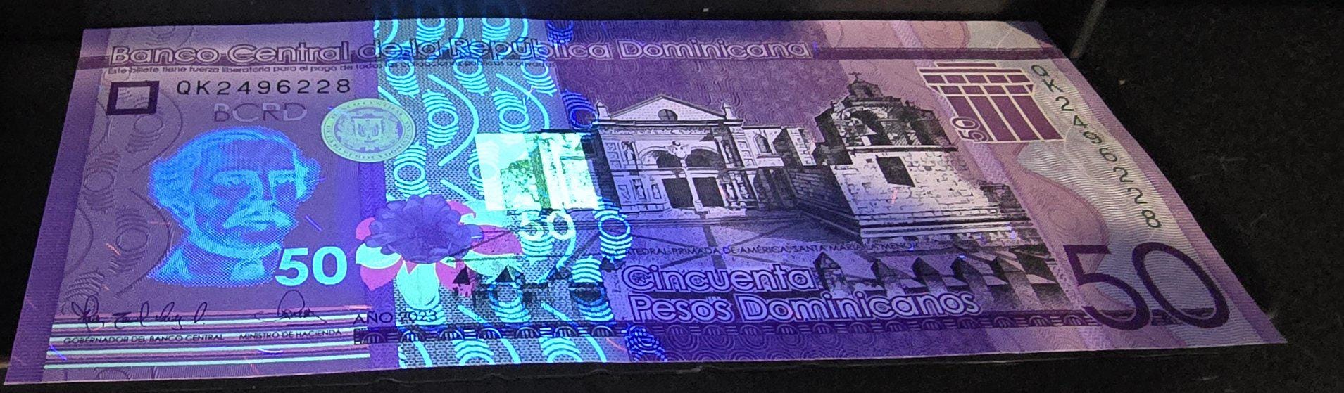 Dominican Republic 50  Pesos Dominicanus, B-727f; UNCIRCULATED, 2023