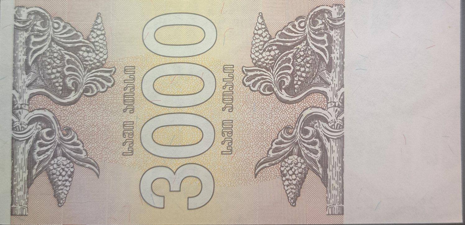 GEORGIA 3000 Laris, P-45; UNCIRCULATED, 1993; features Griffens