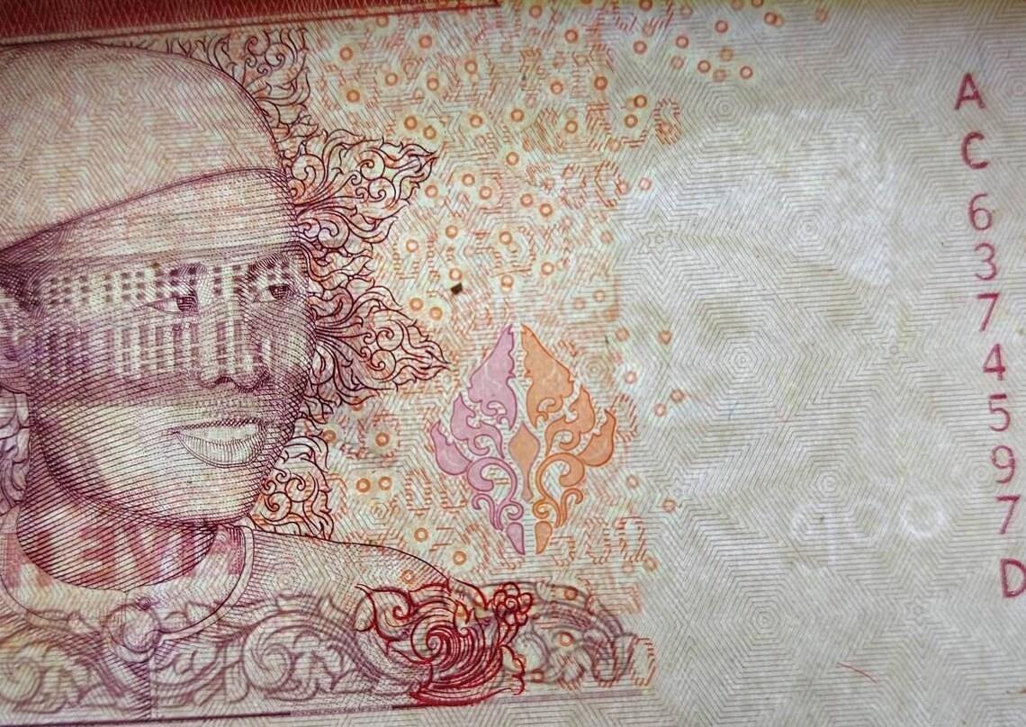 MYANMAR 500 Kyats, B-118.5, UNCIRCULATED, 2020; features Central Bank