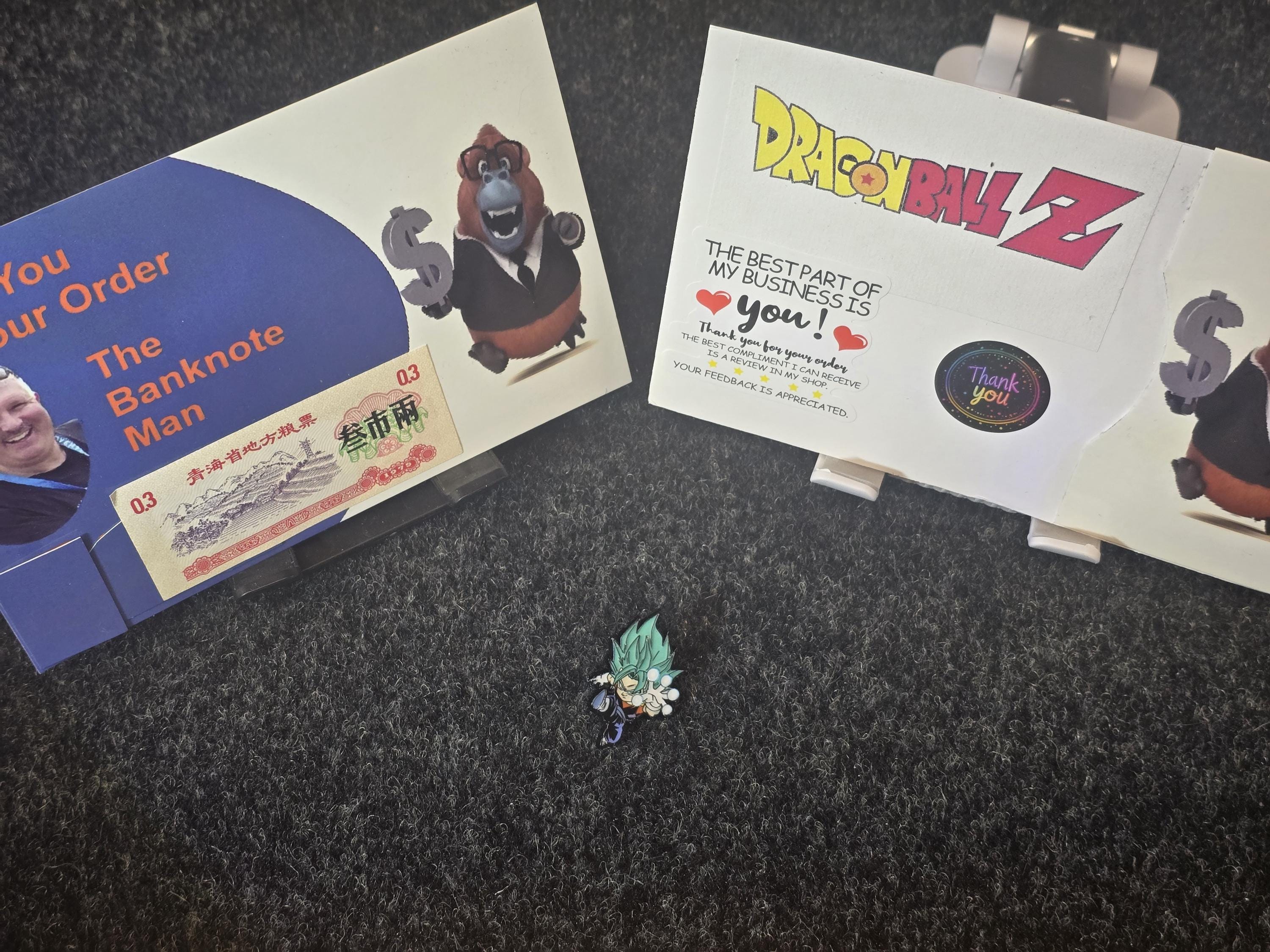 Dragon Ball Z Super Saiyan VEGITO ENAMEL Pin - Fan Collectible