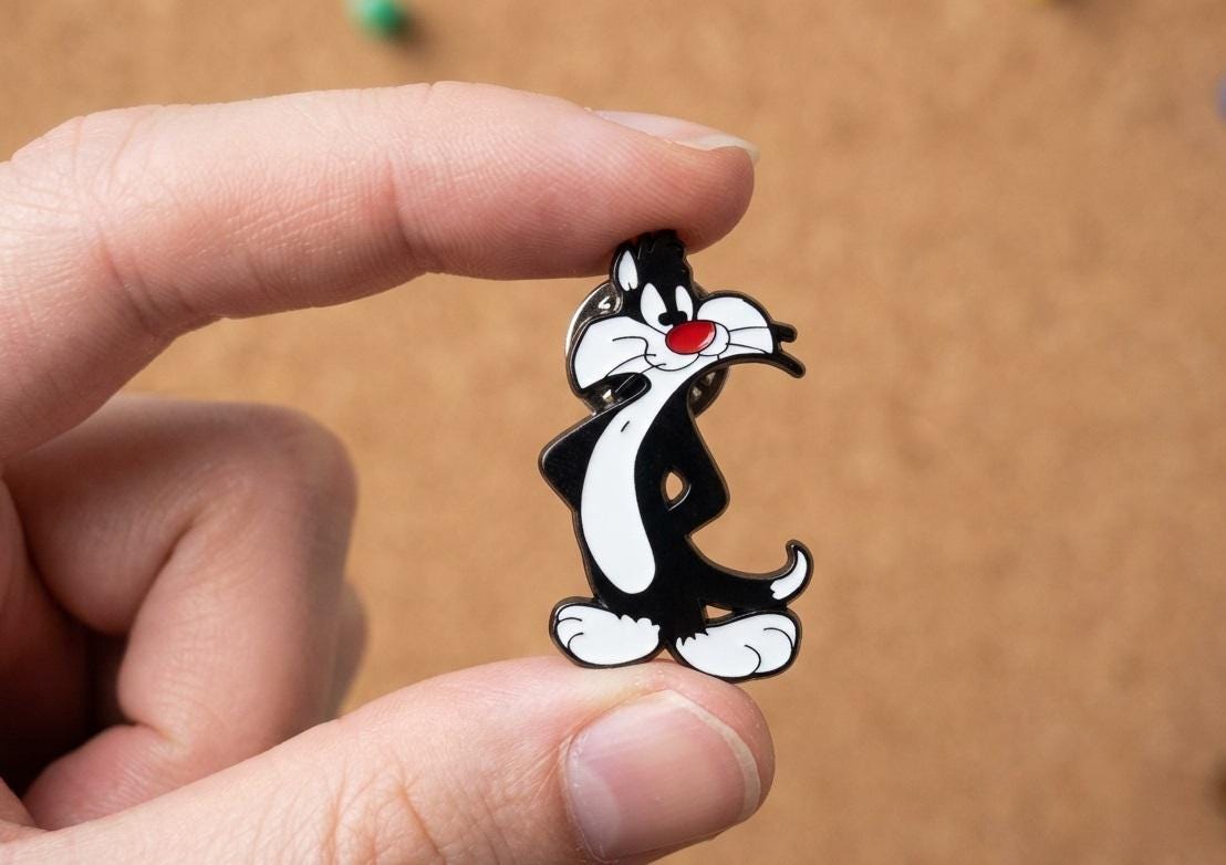 Sylvester the Cat ENAMEL Pin - Fan Collectible