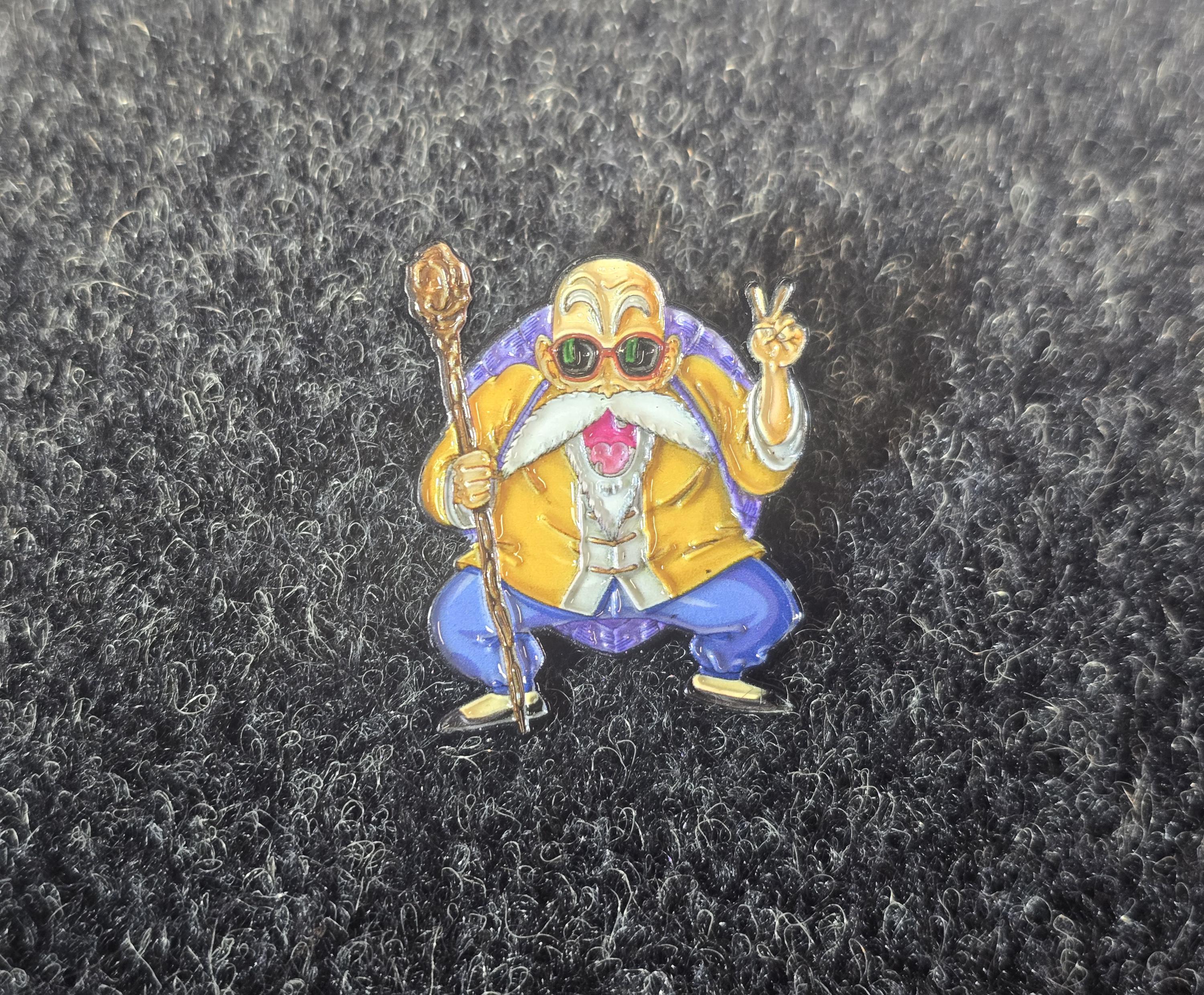 Dragon Ball Z MASTER ROSHI ENAMEL Pin - Fan Collectible