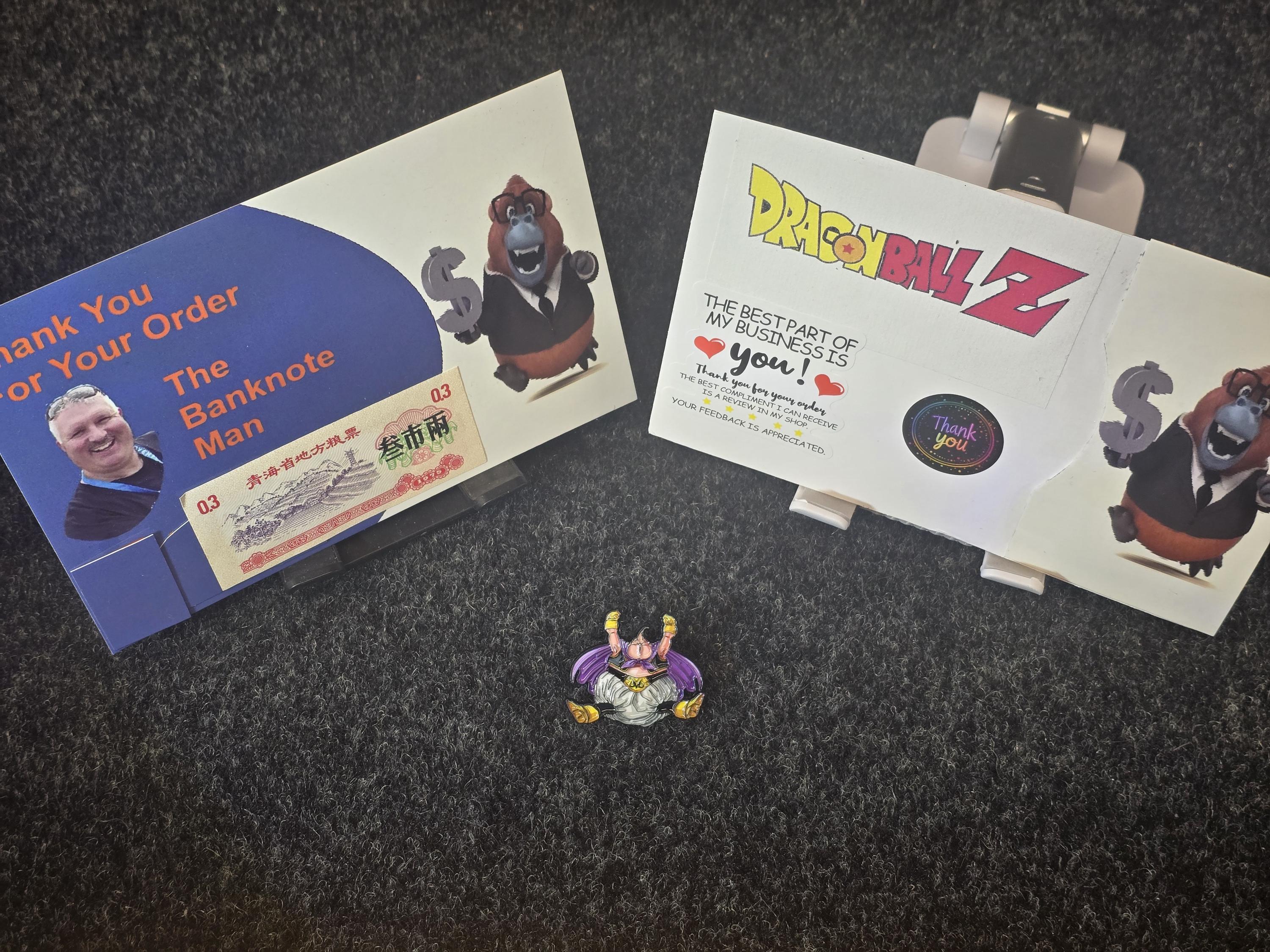 Dragon Ball Z Innocent Majin Buu ENAMEL Pin - Fan Collectible