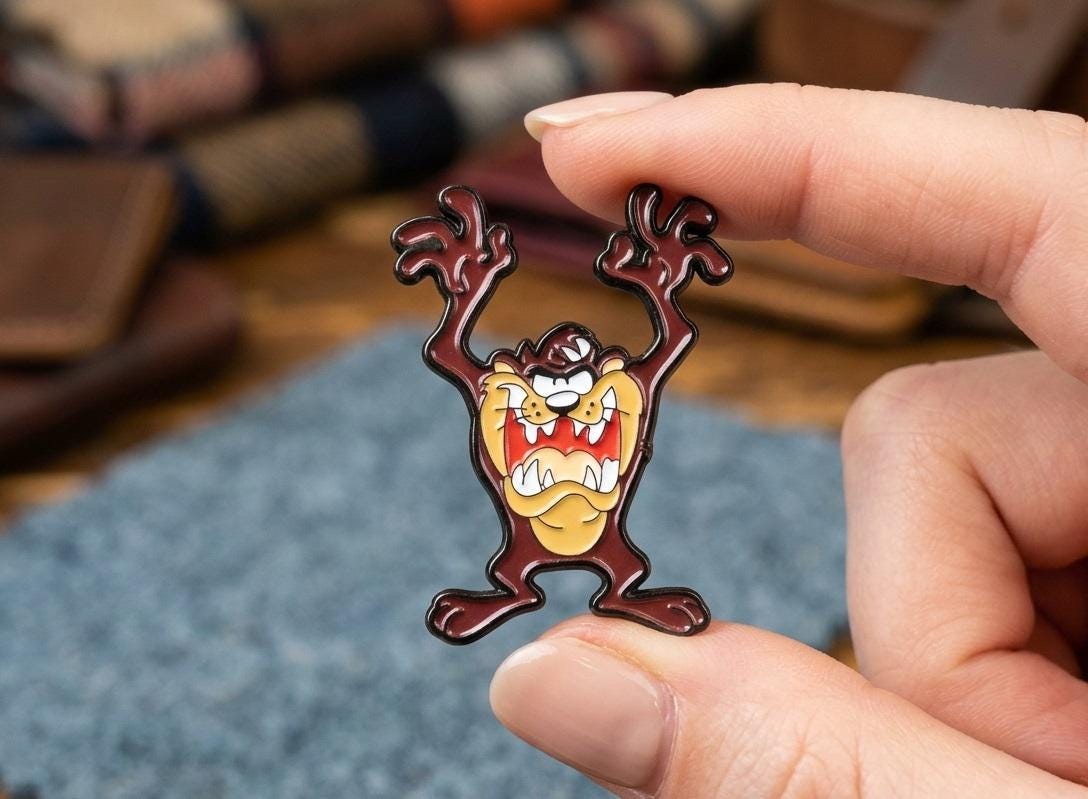 Tasmanian Devil Taz ENAMEL Pin - Fan Collectible
