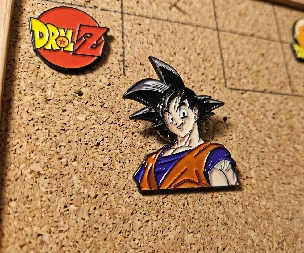 Dragon Ball Z GOKU "Humble Warrior" ENAMEL Pin - Fan Collectible