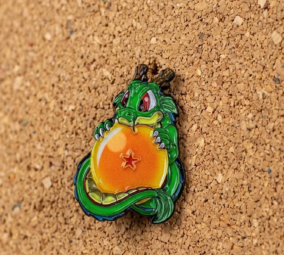 Dragon Ball Z Baby SHENRON ENAMEL Pin - Fan Collectible