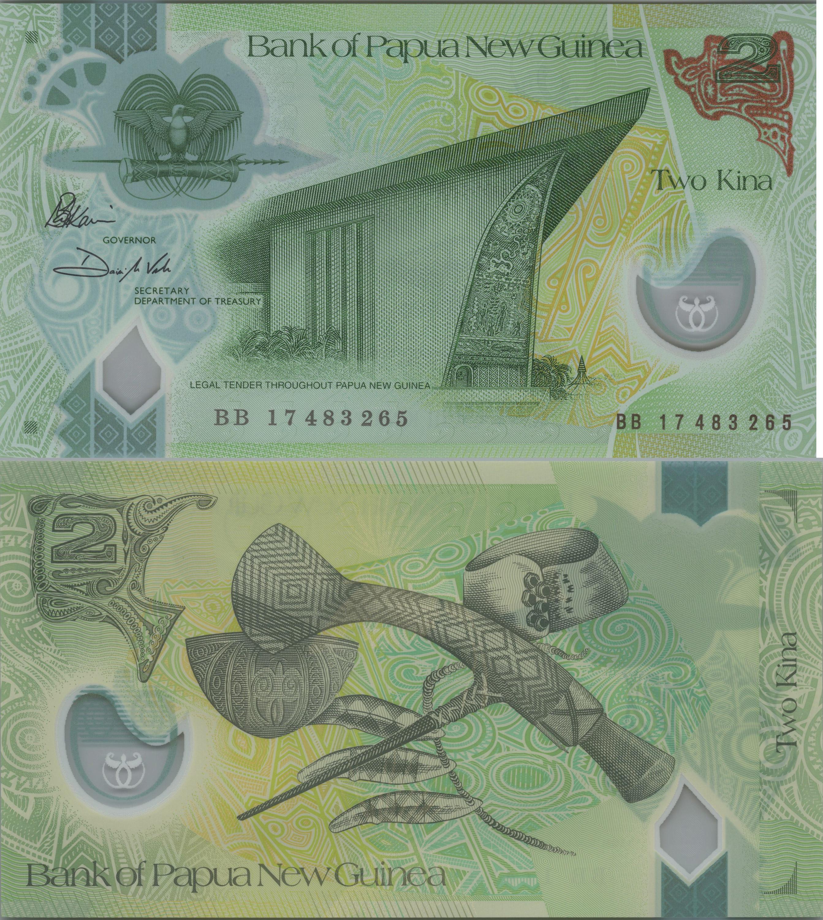 Papua New Guinea, B154a, UNCIRCULATED, 2017; Mount Hagan Axe