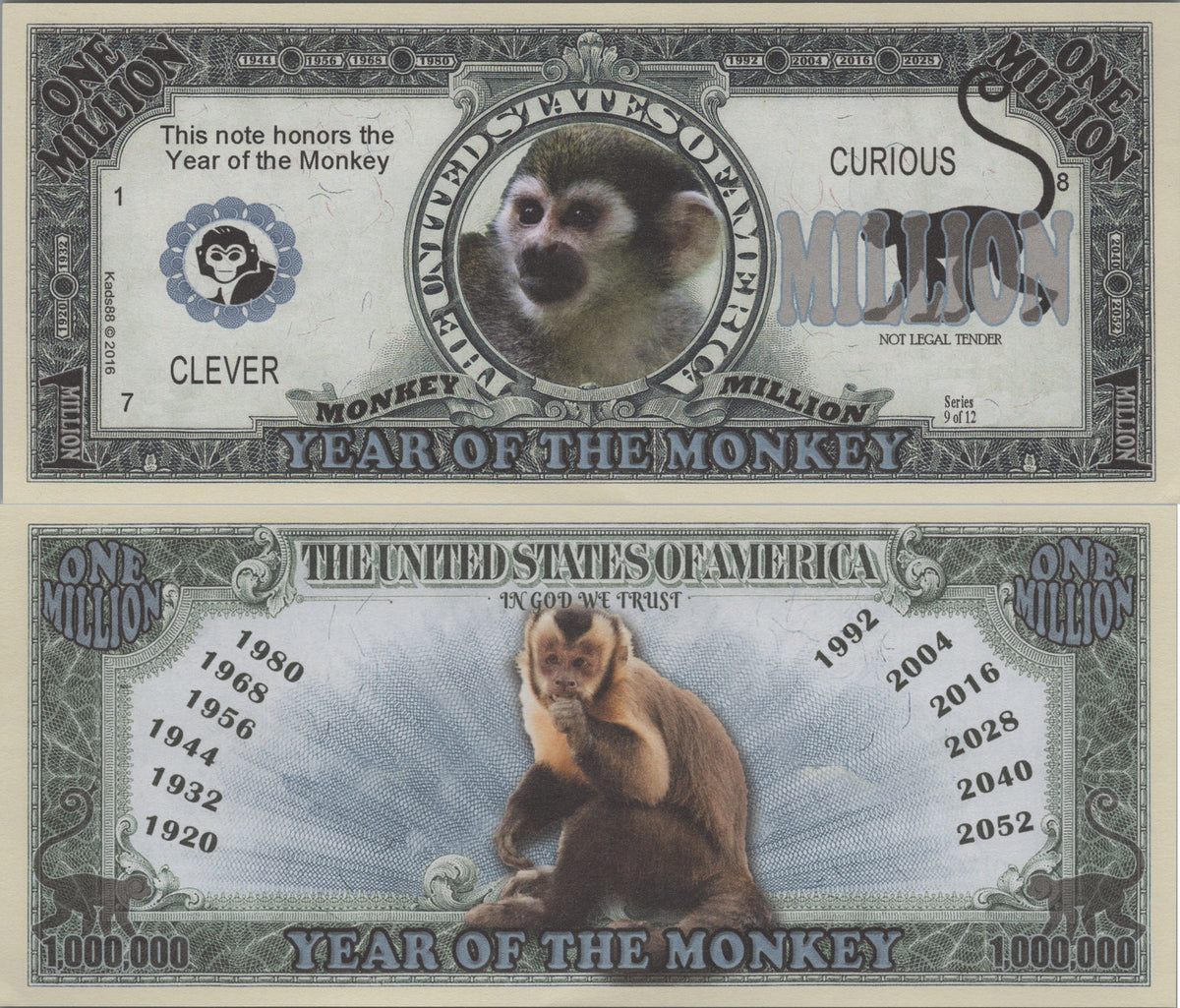 Year of the Monkey: Chinese Zodiac Fantasy Note