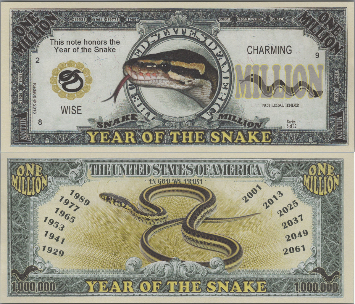 Year of the Snake: Chinese Zodiac Fantasy Note