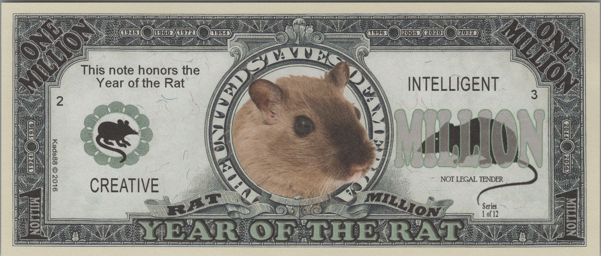 Year of the Rat: Chinese Zodiac Fantasy Note