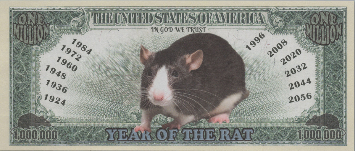 Year of the Rat: Chinese Zodiac Fantasy Note