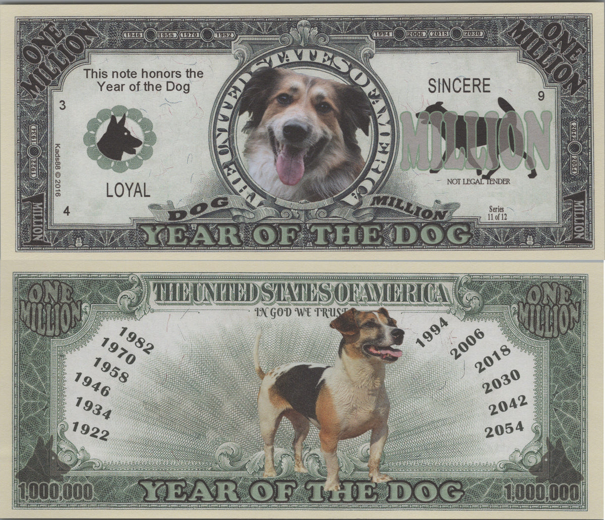 Year of the Dog: Chinese Zodiac Fantasy Note