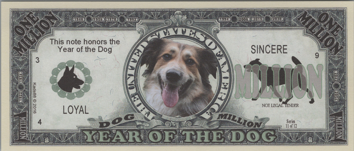 Year of the Dog: Chinese Zodiac Fantasy Note