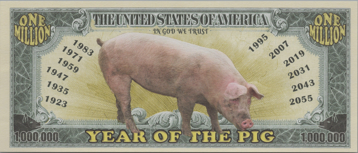 Year of the Pig: Chinese Zodiac Fantasy Note