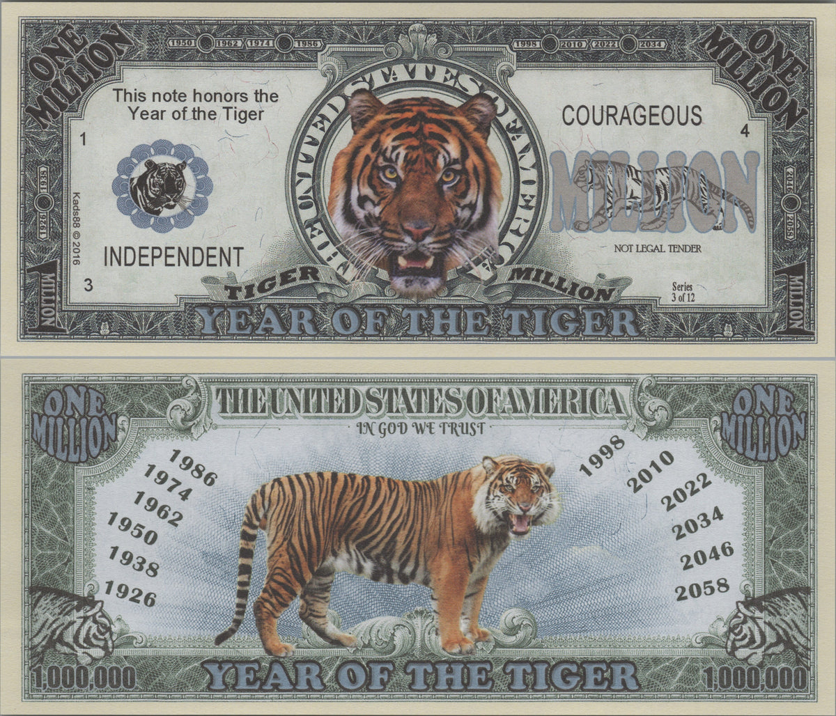 Year of the Tiger: Chinese Zodiac Fantasy Note