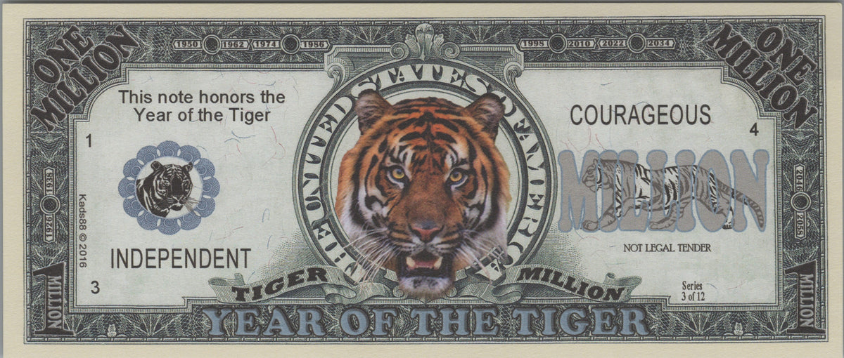 Year of the Tiger: Chinese Zodiac Fantasy Note