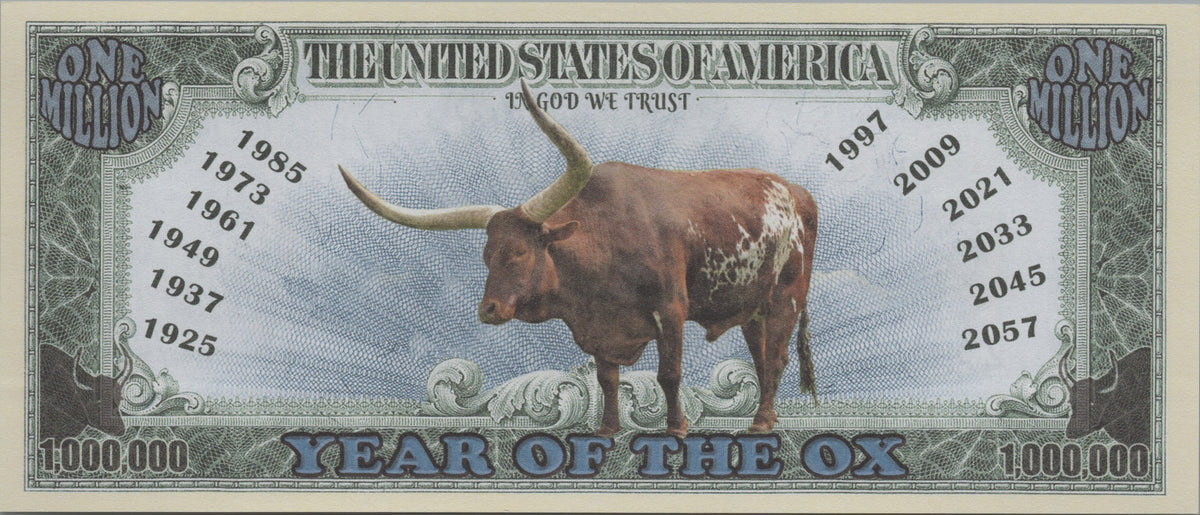 Year of the Ox: Chinese Zodiac Fantasy Note