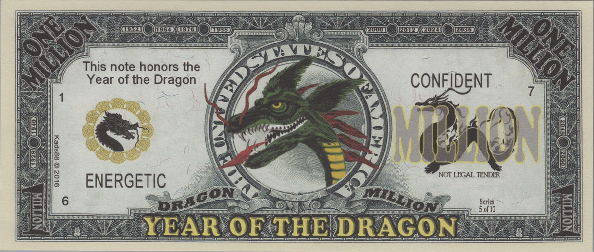 Year of the Dragon: Chinese Zodiac Fantasy Note