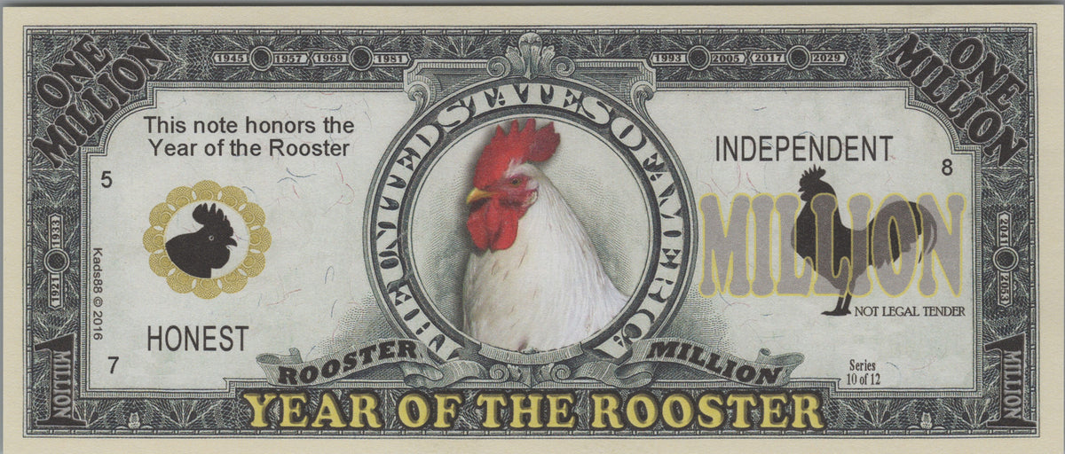 Year of the Rooster: Chinese Zodiac Fantasy Note